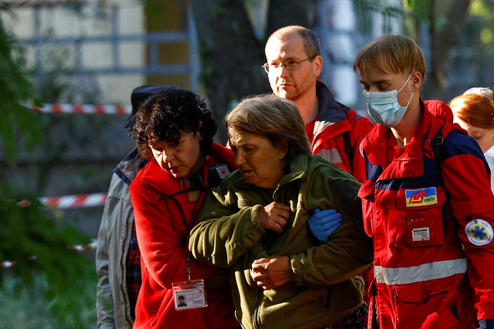 <p>Gradonačelnik Kijeva Vitalij Kličko saopštio je da je devetoro ljudi hospitalizovano zbog povreda</p>