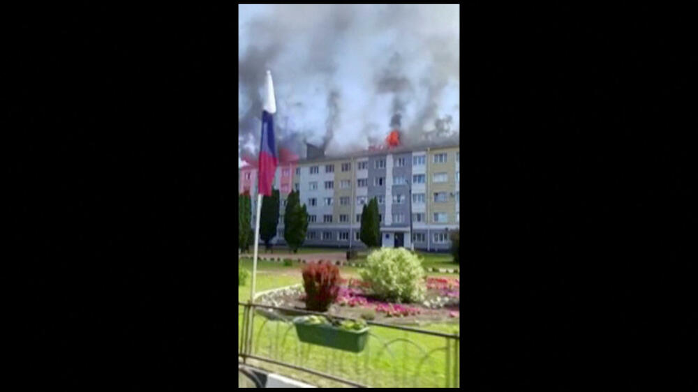 Detalj iz ruskog grada Šebekino nakon jednog od napada