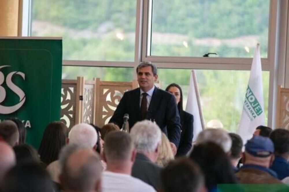 Ibrahimović u Gusinju, Foto: Bošnjačka stranka