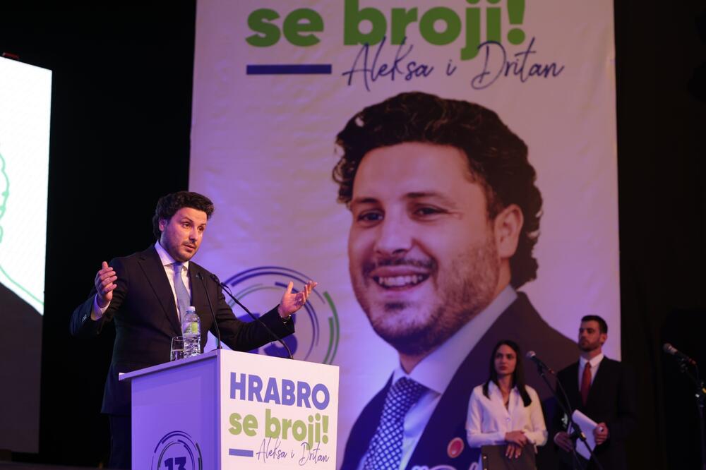 Abazović u Ulcinju, Foto: Demokratska Crna Gora