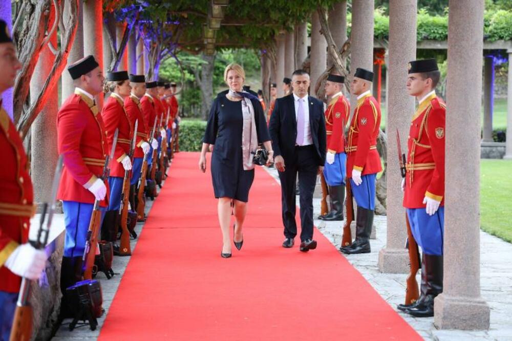 <p>Domaćini prijema bili su premijer Dritan Abazović i Ministar unutrašnjih poslova Filip Adžić</p>