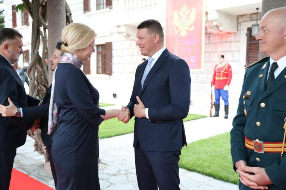 <p>Domaćini prijema bili su premijer Dritan Abazović i Ministar unutrašnjih poslova Filip Adžić</p>