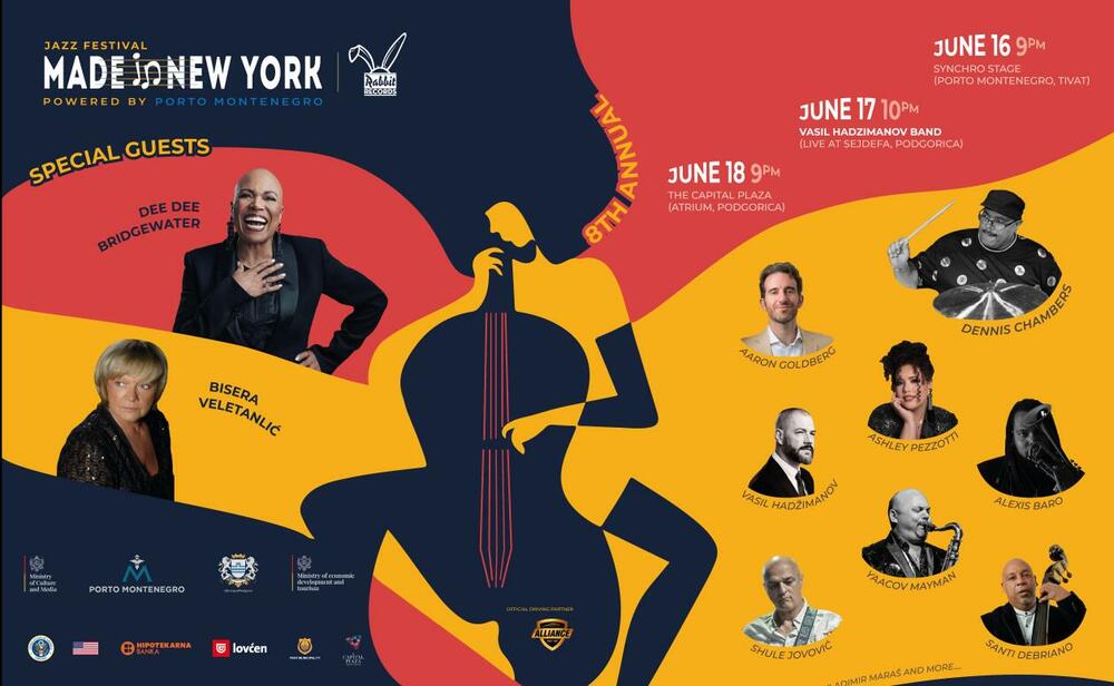 Poster ovogodišnjeg Made in New York Jazz Festivala