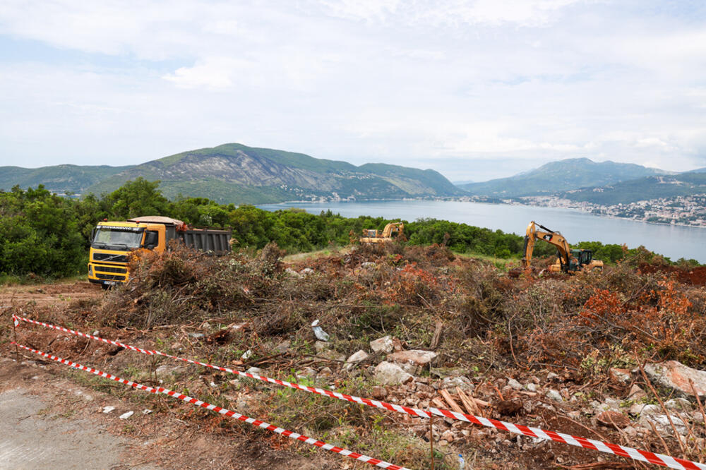 Radovi na izgradnji vodovoda na Luštici, Foto: Mediabiro