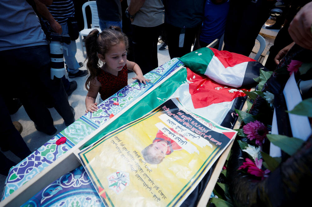 Sa sahrane Mohameda al-Tamimija, Foto: Rojters