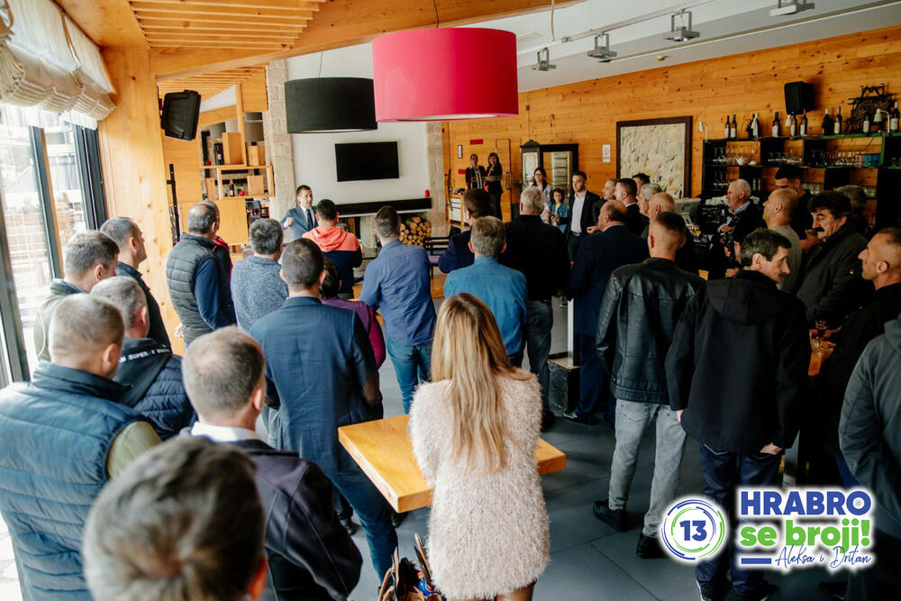 Bečić na predizbornom skupu na Žabljaku