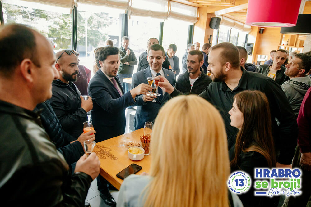 Abazović i Bečić na predizbornom skupu na Žabljaku