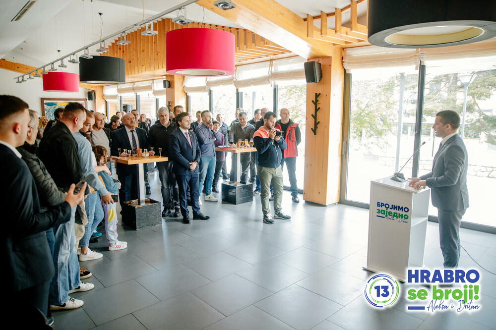 Bečić i Abazović na Žabljaku, Foto: Demokratska Crna Gora
