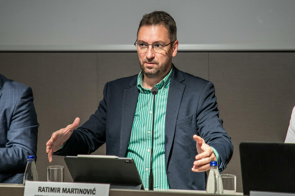 Martinović na konferenciji za medije, Foto: Đorđe Cmiljanić