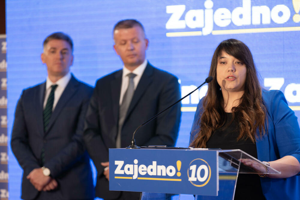 <p>“Uvjeren sam da su teška vremena za nama i da smo uspjeli u ove tri godine da sačuvamo temeljne crnogorske vrijednosti”, naveo je nosilac liste "Zajedno"</p>