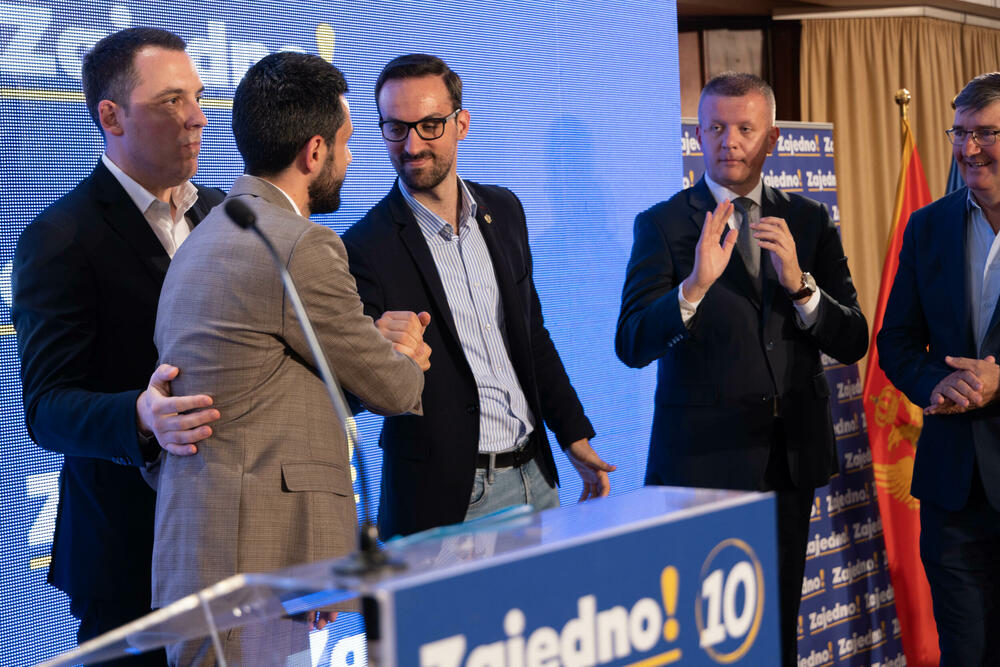 <p>“Uvjeren sam da su teška vremena za nama i da smo uspjeli u ove tri godine da sačuvamo temeljne crnogorske vrijednosti”, naveo je nosilac liste "Zajedno"</p>