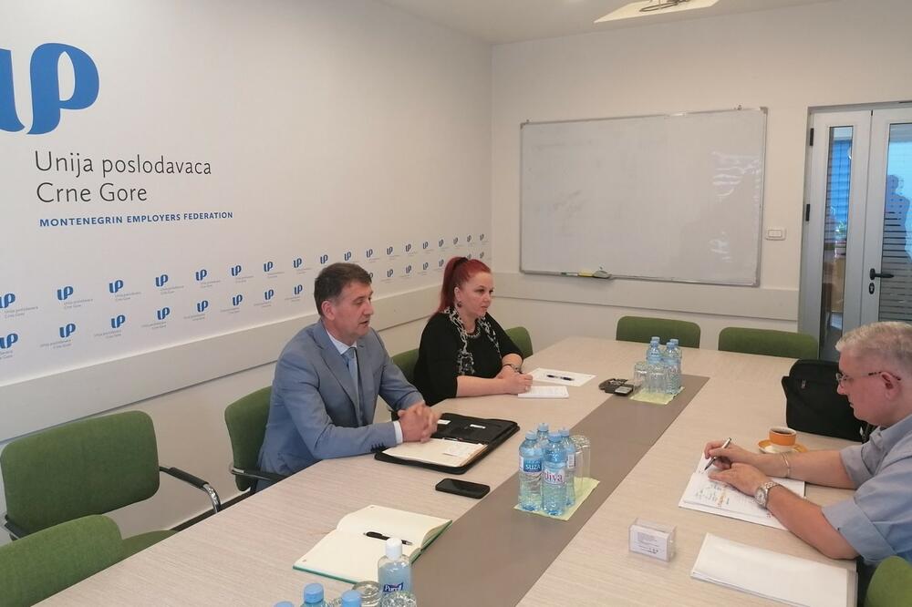 Sa sastanka na kojem je dogovorena saradnja sa investitorima iz njemačke pokrajine Rajnland-Falc, Foto: Unija poslodavaca Crne Gore