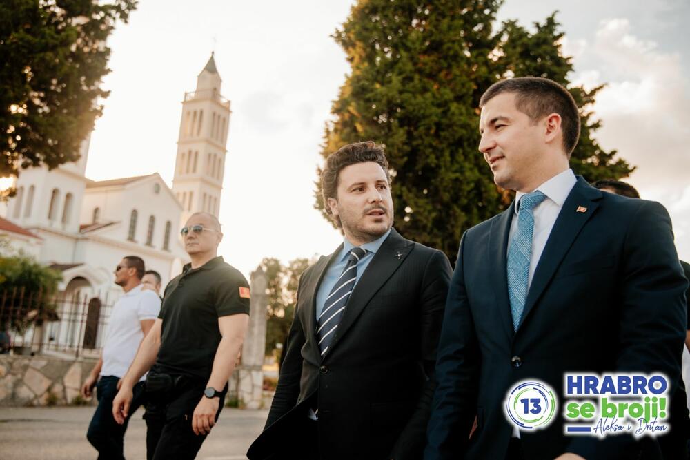 Abazović i Bečić, Foto: Aleksa i Dritan - Hrabro se broji