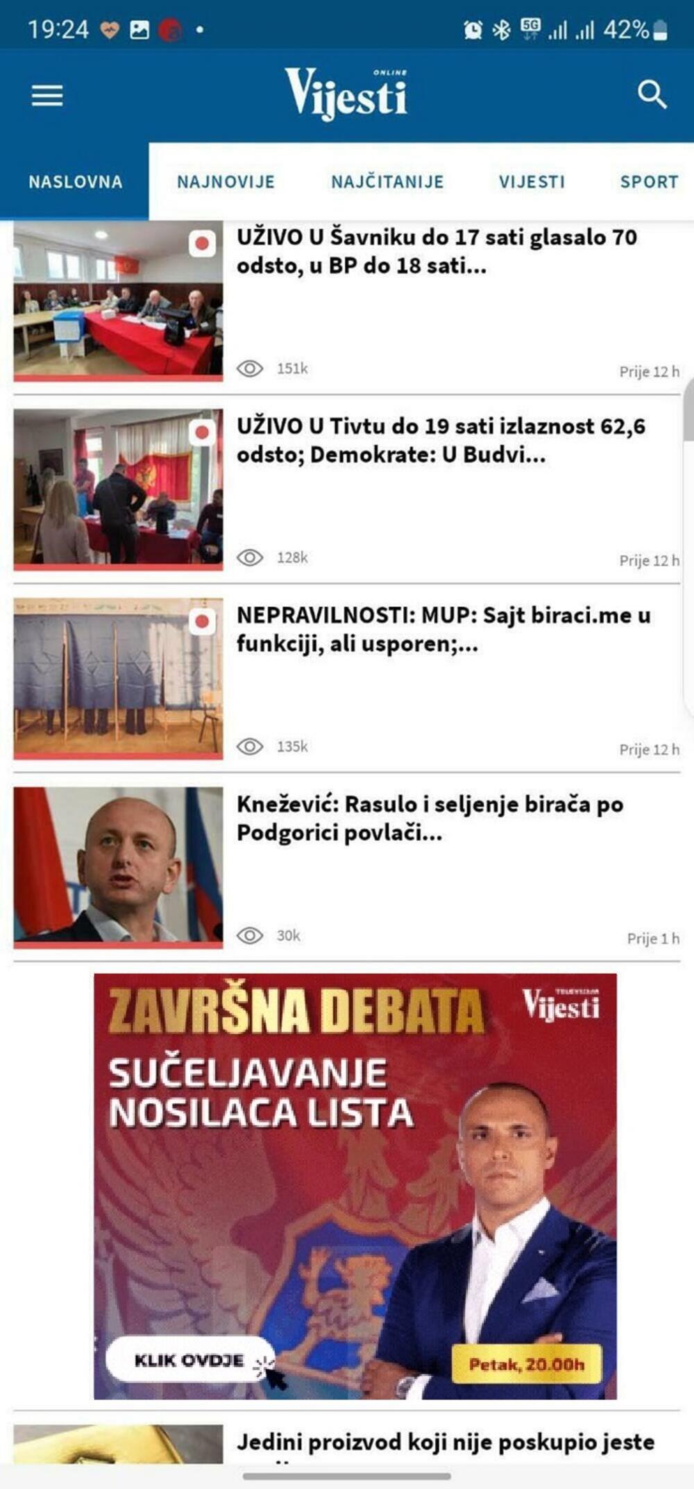vijesti online