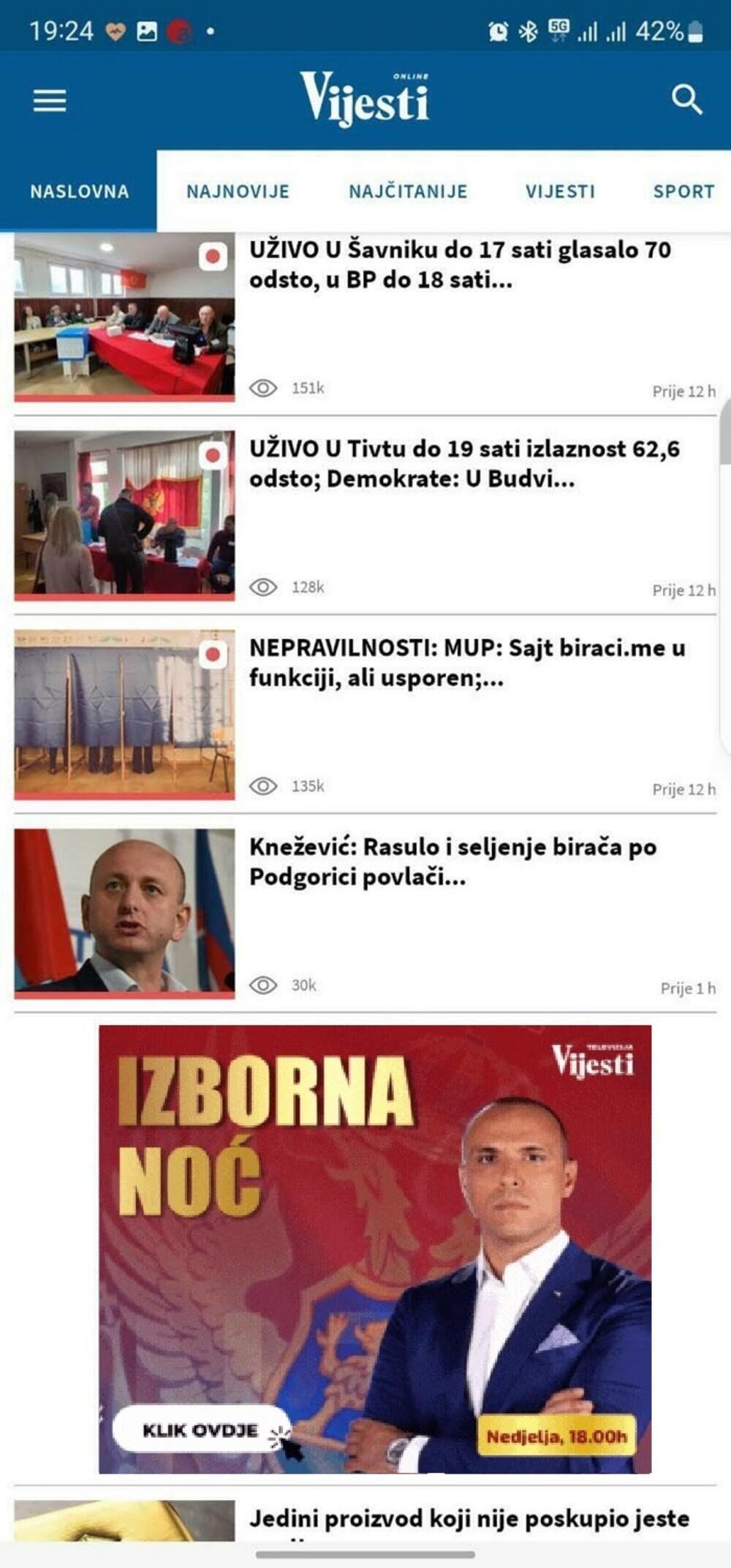vijesti online