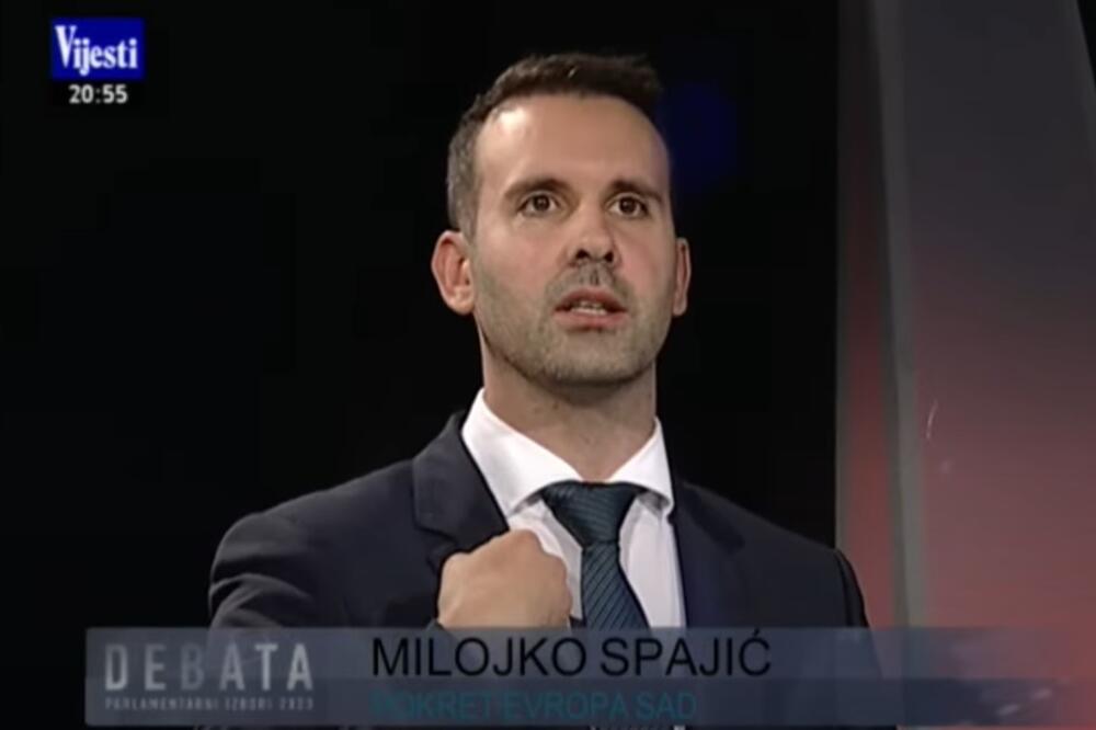 Spajić, Foto: Screenshot/TV Vijesti