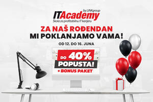 Velika rođendanska akcija na ITAcademy: Do 40% popusta za prijave...