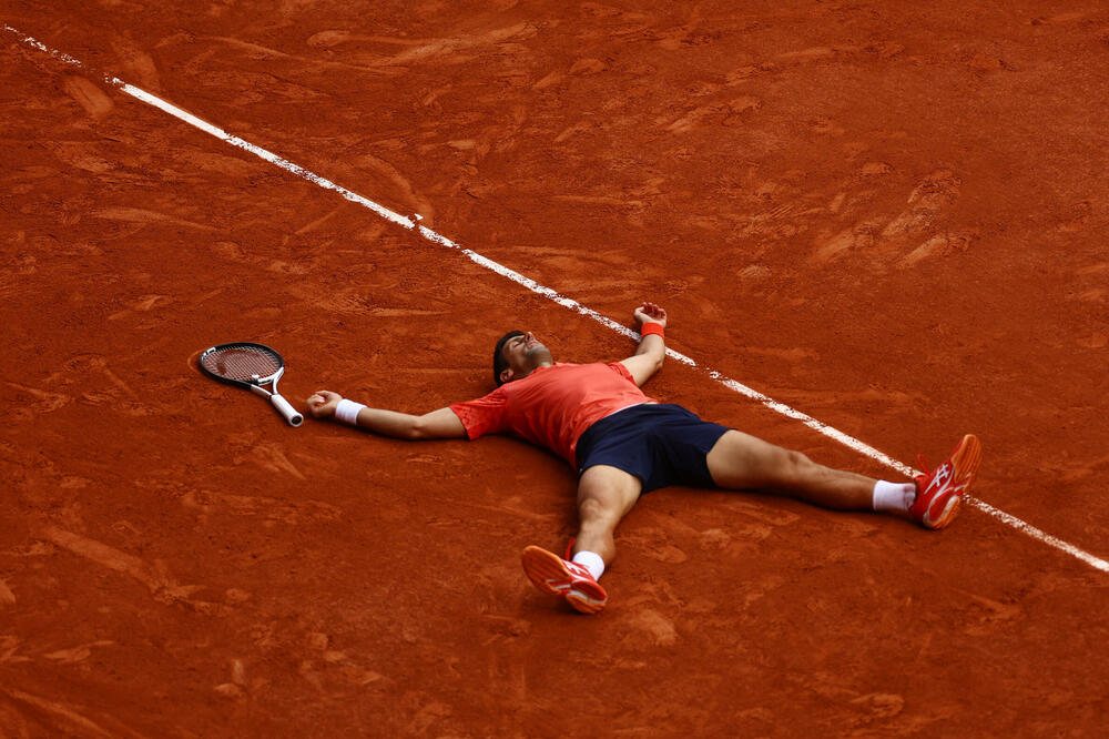 Đoković nakon osvajanja Rolan Garosa, Foto: Reuters