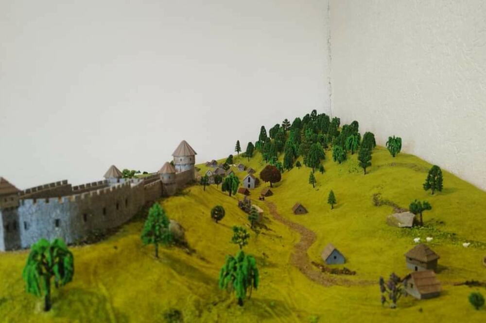 Maketa srednjovjekovnog Brskova, Foto: TO Mojkovac