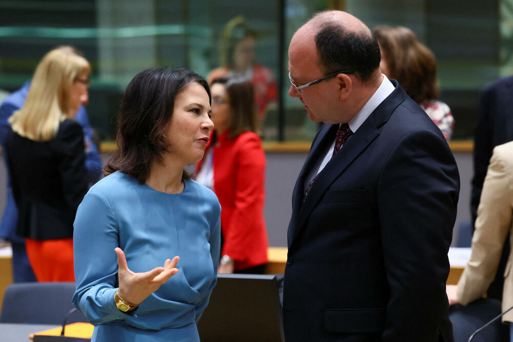 Analena Berbok na sastanku šefova diplomatije EU