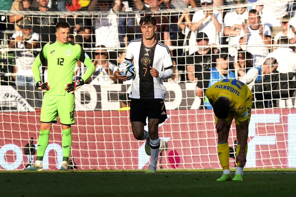 Kai Haverc je dao drugi gol za Njemačku, Foto: AP Photo/Martin Meissner