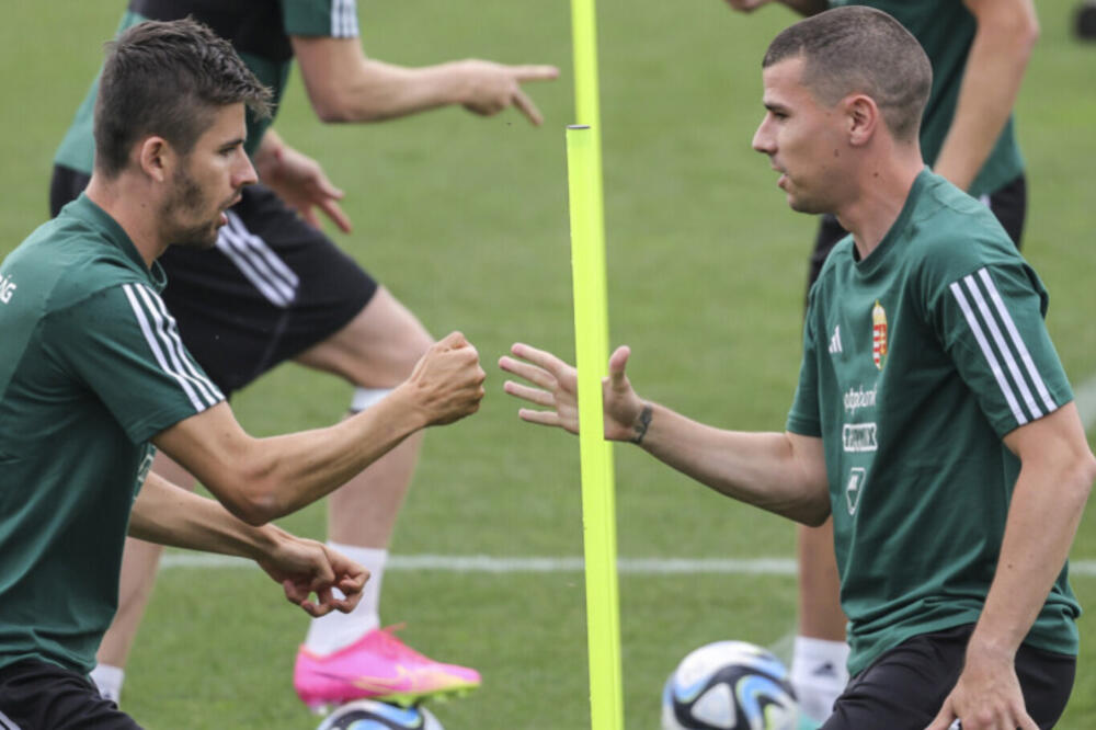 Sa treninga Mađara, Foto: Mlsz.hu