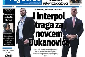 Naslovna strana "Vijesti" za 14. jun 2023. godine