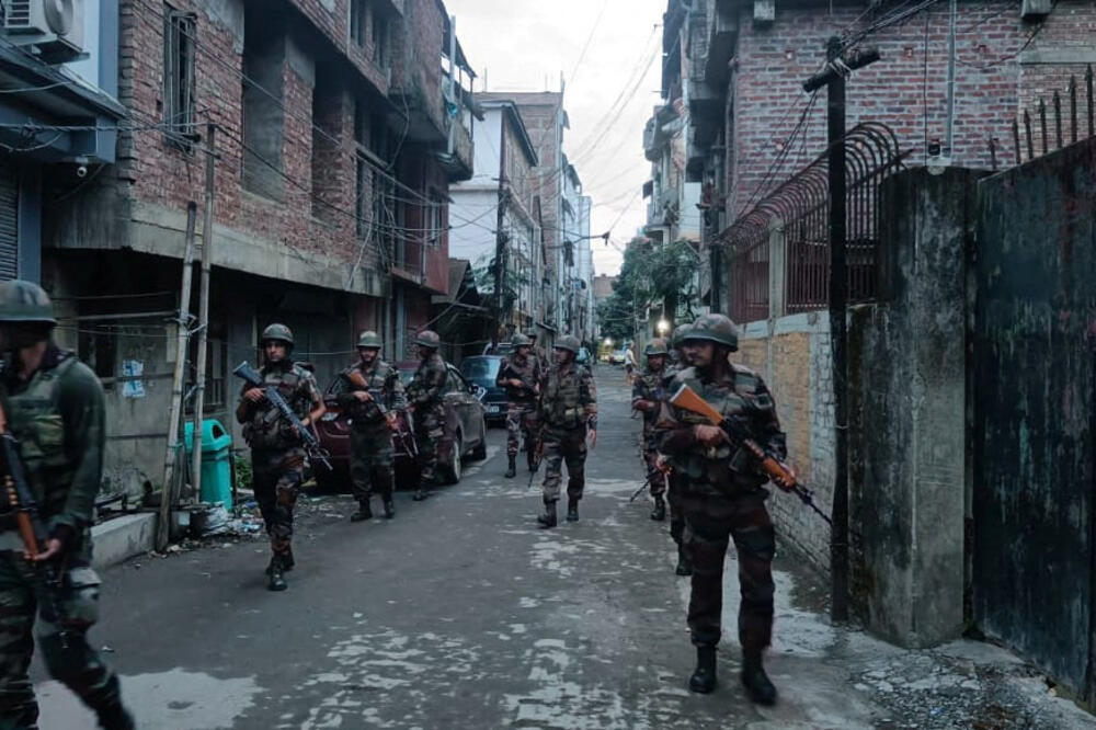 Detalj iz Manipura nakon jednog od ranijih sukoba, Foto: Reuters