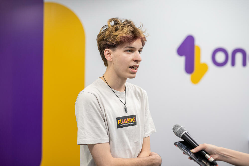 Filip Femić, maturant Gimnazije „Slobodan Škerović“