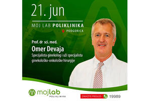 Prof. dr sci. med. Omer Devaja 21. juna u Poliklinici Moj Lab