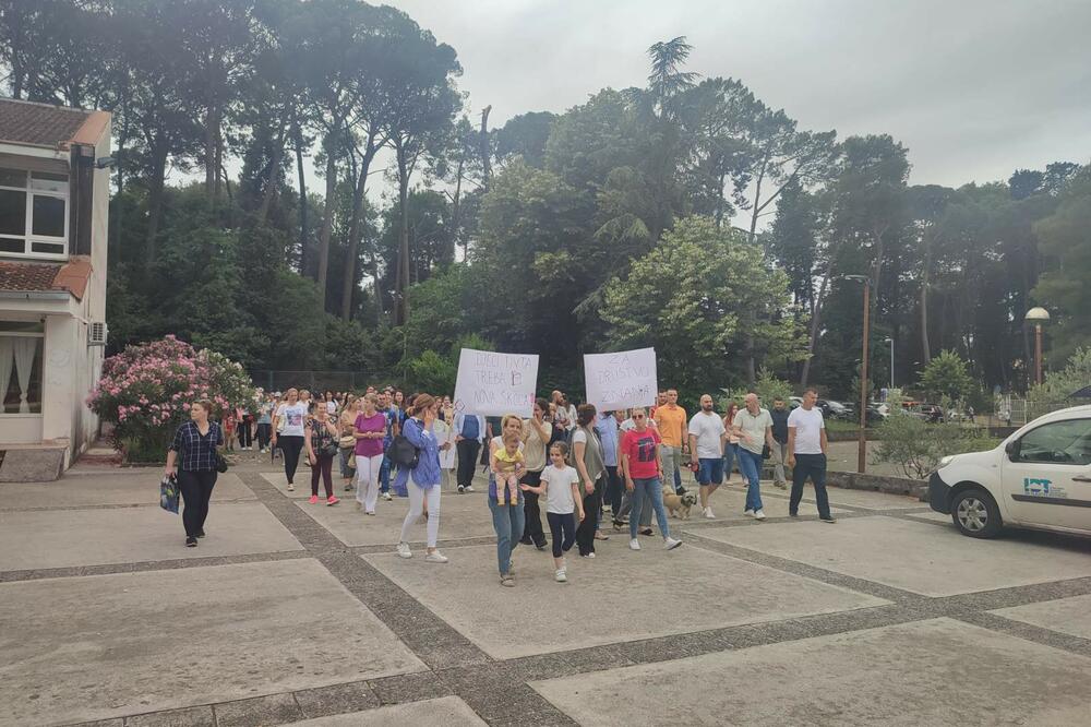 Sa protesta, Foto: Siniša Luković