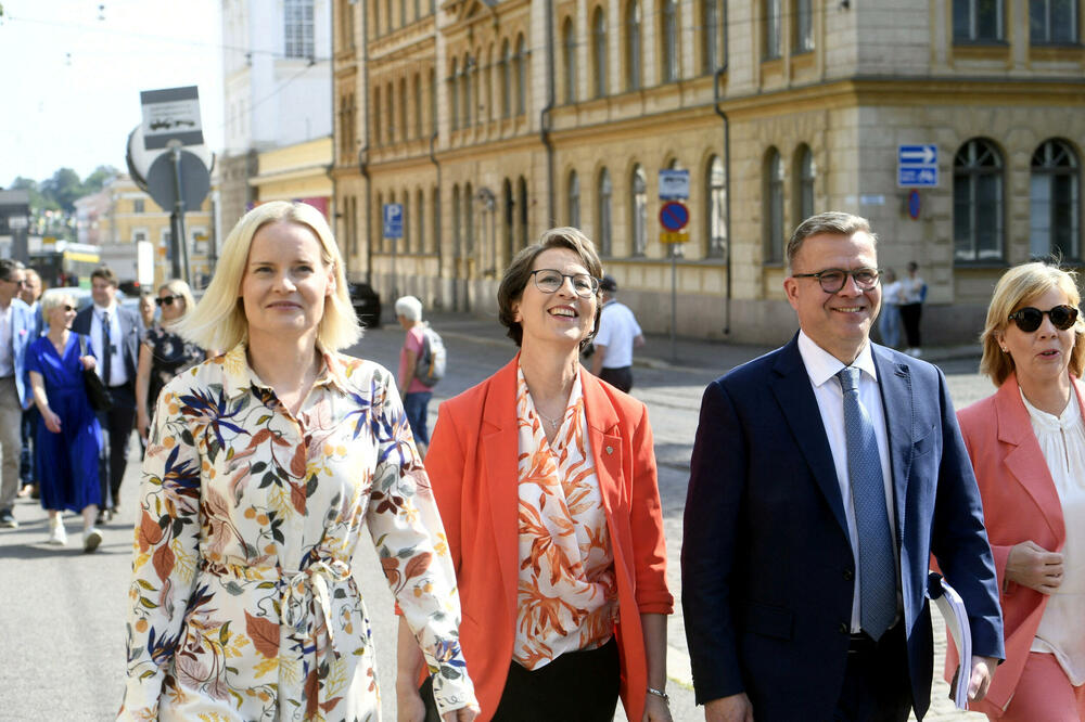 Predstavnici stranaka buduće Finske Vlade, Foto: REUTERS