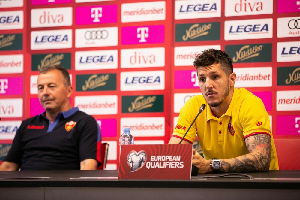 Radulović i Jovetić juče na pres-konferenciji, Foto: FSCG