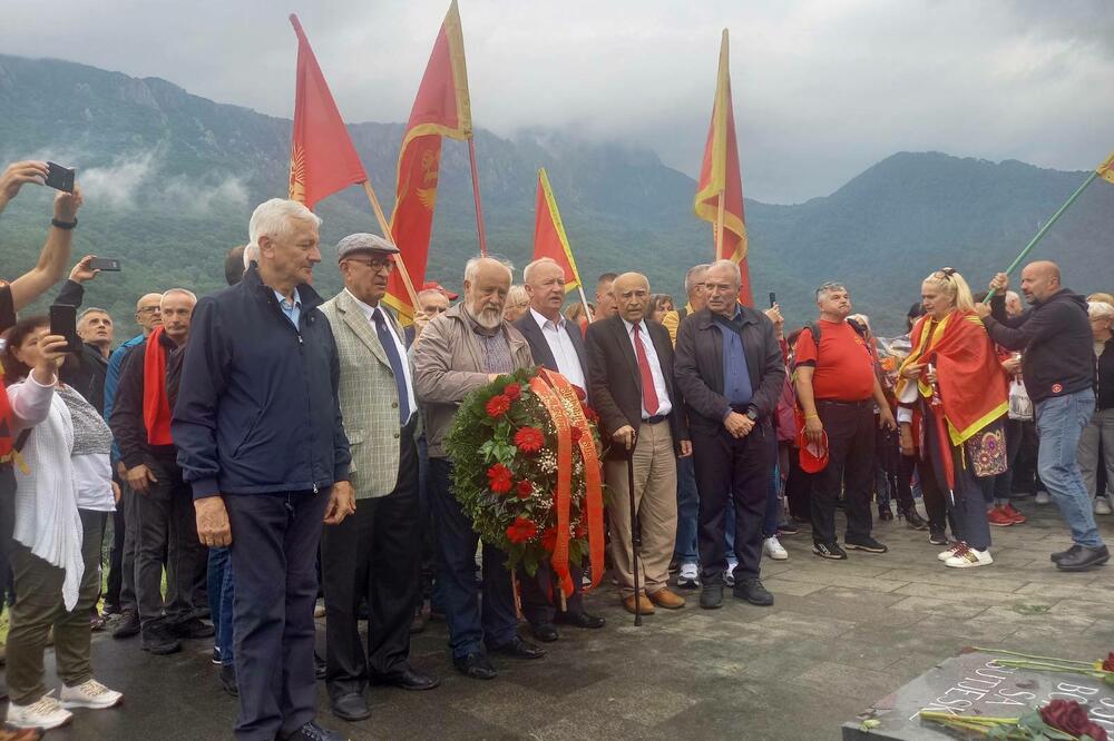Delegacija SUBNOR-a u Dolini heroja, Foto: Andrija Nikolić