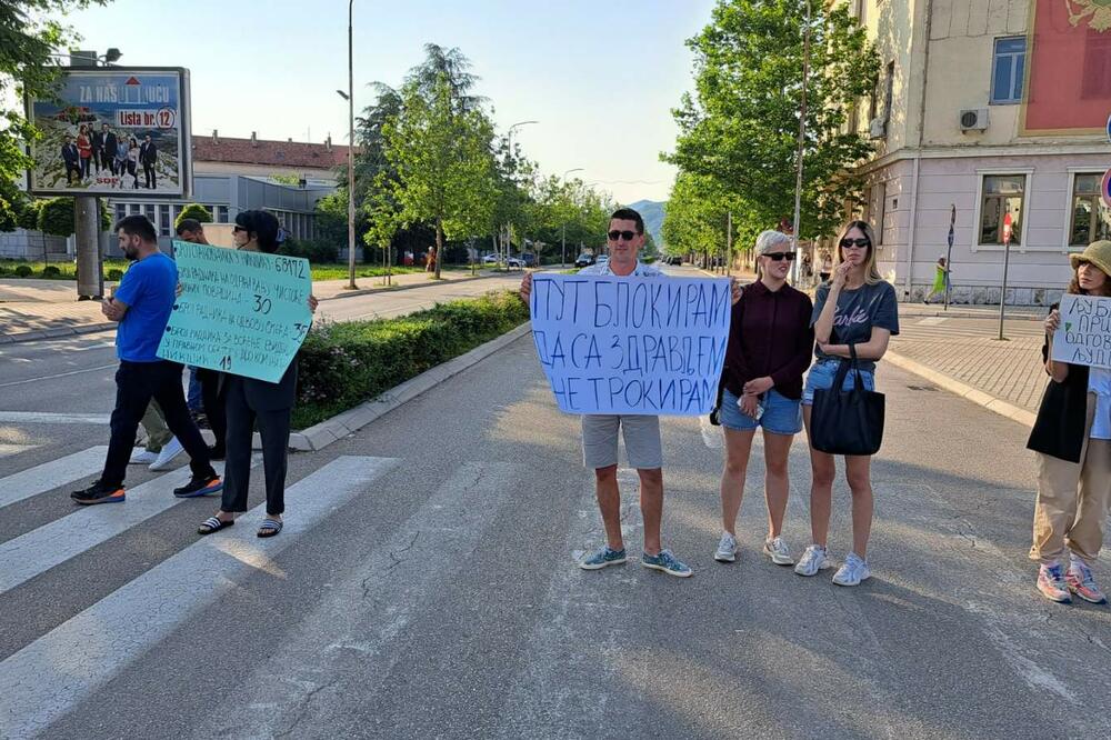 Sa protesta, Foto: Svetlana Mandić