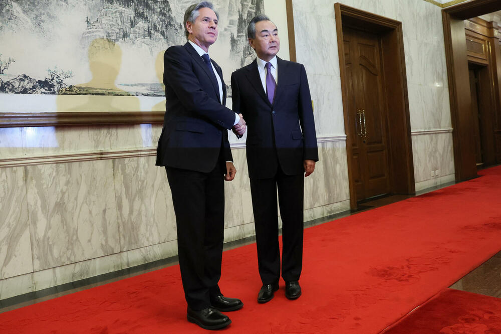 Blinken i Ji u Pekingu, Foto: REUTERS