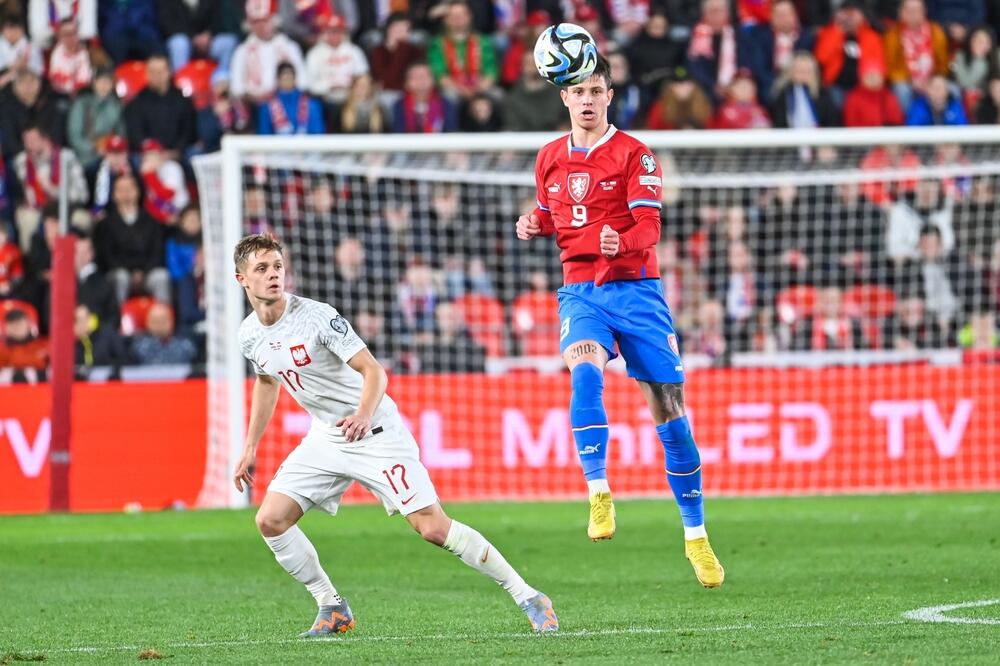 Predvodiće napad Češke u Podgorici: Adam Hložek, fudbaler Leverkuzena, Foto: Shutterstock