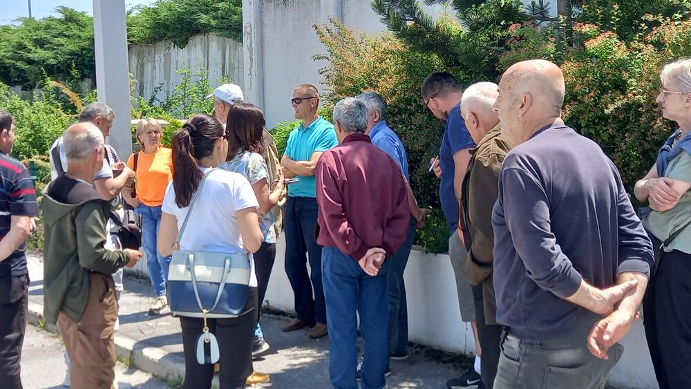 Protest bivših radnika Vektre Jakić