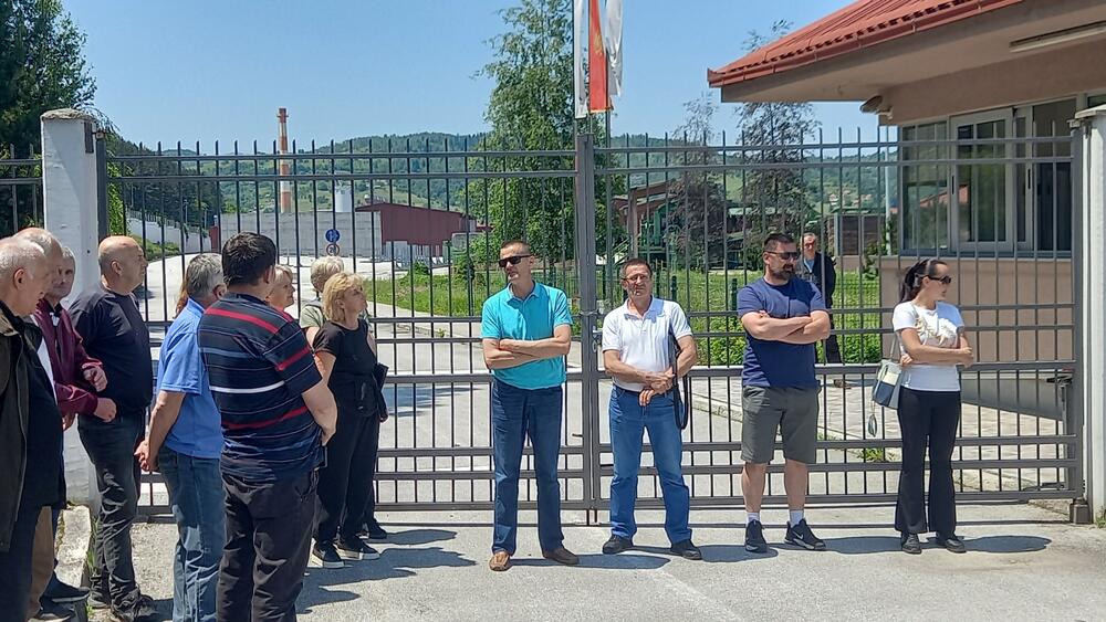 Protest bivših radnika Vektre Jakić