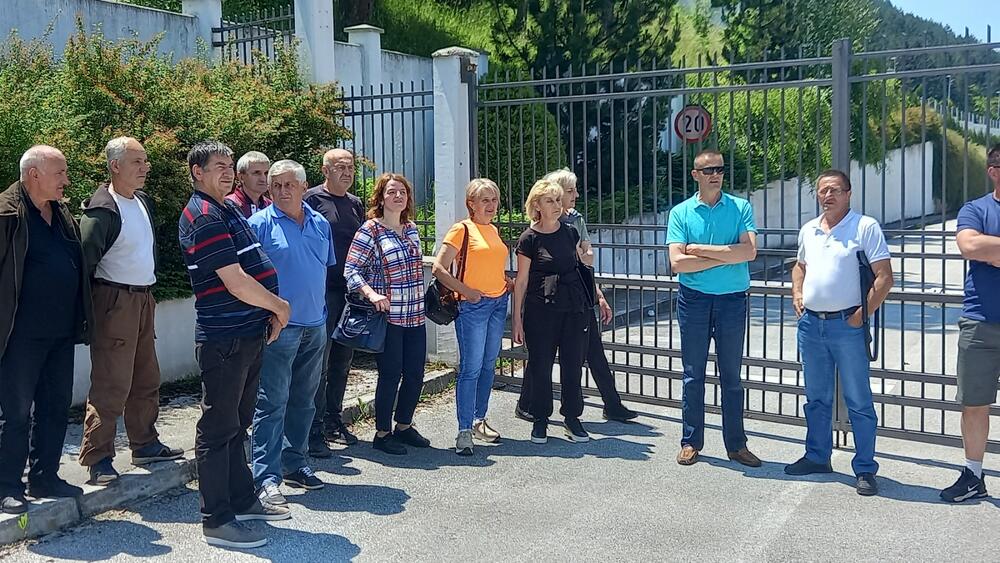 Protest bivših radnika Vektre Jakić