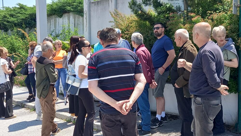 Protest bivših radnika Vektre Jakić