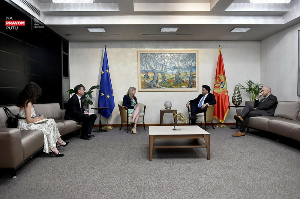 Abazović sa Medoks i Gerasimenkom, Foto: Vlada Crne Gore