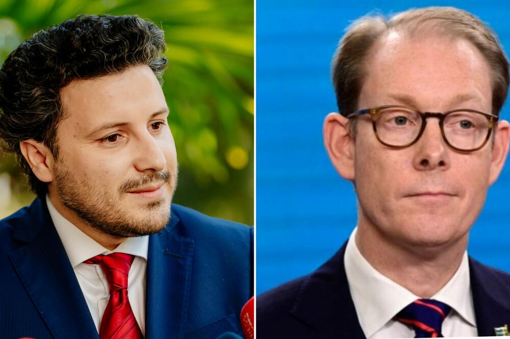 Abazović i Bilstrom, Foto: Kabinet predsjednika Vlade Crne Gore