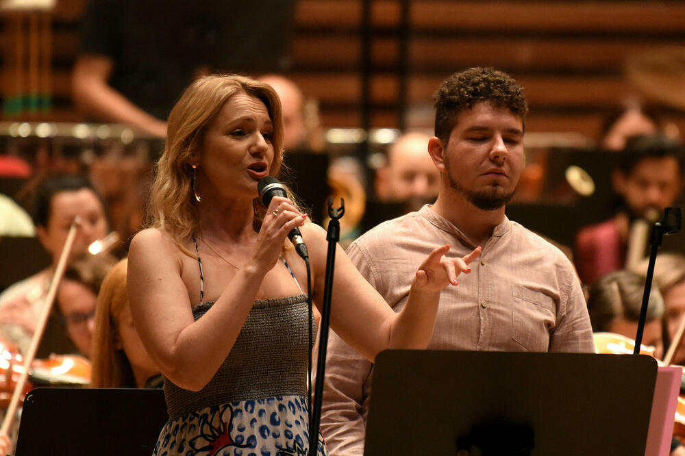 Proba soprana Danijele Pintarić i tenora Josipa Švagelja, Foto: BORIS PEJOVIC