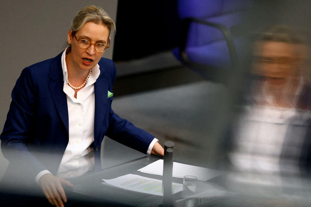 Jedna od liderki AfD-a Alis Vajdel, Foto: Reuters