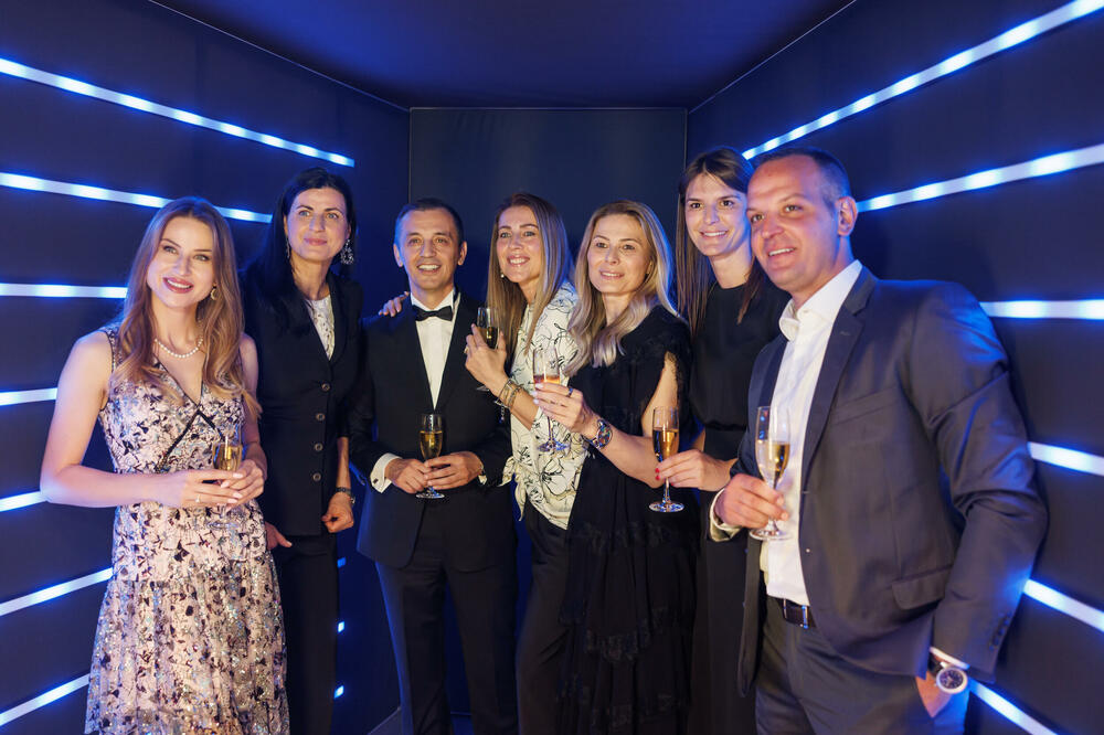 Crnogorska delegacija na svečanosti u Beču, Foto: EHF/kollektiff