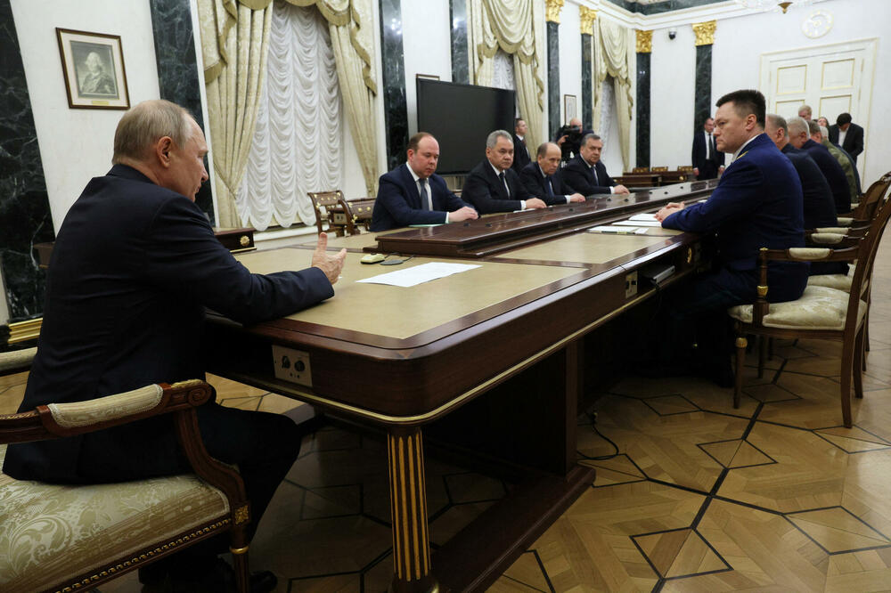 Putin se sinoć sastao sa šefovima ruskih bezbjednosnih službi, Foto: Reuters
