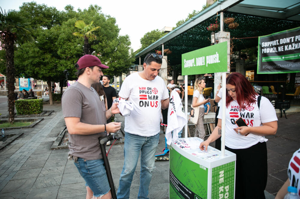 Detalj sa obilježavanje kampanje “Podrži, ne kažnjavaj”, Foto: PR centar