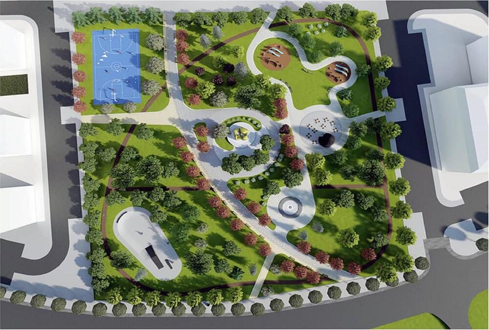 Projektovani park na Zabjelu