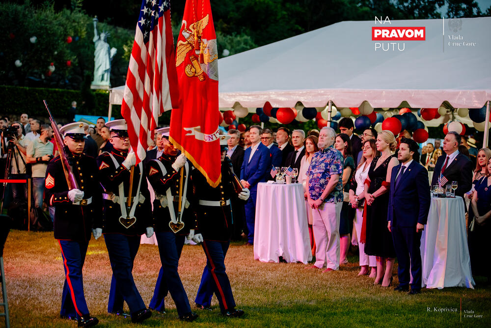 <p>"Crnogorski san postoji i počinje sa demokratijom", poručila je Rajnke</p>